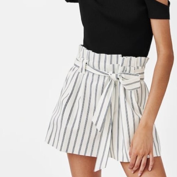Zara Striped Shorts Size XS - Picture 1 of 5